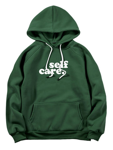 Self Care Print Hoodie